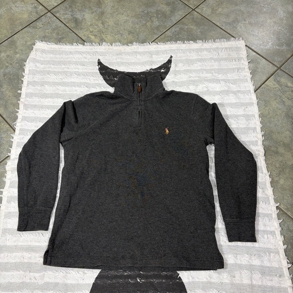 Polo Ralph Lauren Other - Polo Ralph Lauren Sweater Men Quarter Zip Pullover Estate Rib Sz M Casual Preppy